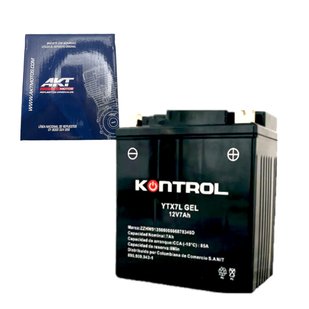 BATTERIA YTX7L GEL 12V 6AH PER MALAGUTI BLOG 125 2009 > 2010 MOTORPARTS MINARELL - 5