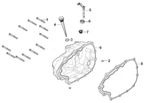 Tapa Clutch AKT 200CR4 - Imagen 2