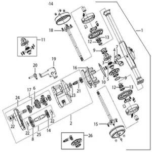 Balinera AKT Original 6205 C3 Cigueñal AKT 3W180 3W180 3W200 125W 125W C - Imagen 2