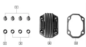 Empaque Cubierta Superior AKT 125W 125W C - Imagen 2
