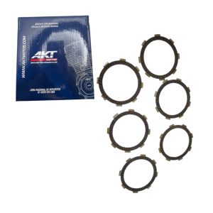 Juego Discos Clutch x 6 AKT 125EVO 3W 110S/SMART 125NE 125R3 125TT 125TTR 125 NKDR SLR CR5 180XM 200XM/SM 125 S SL NKD 180TTR 180TTX