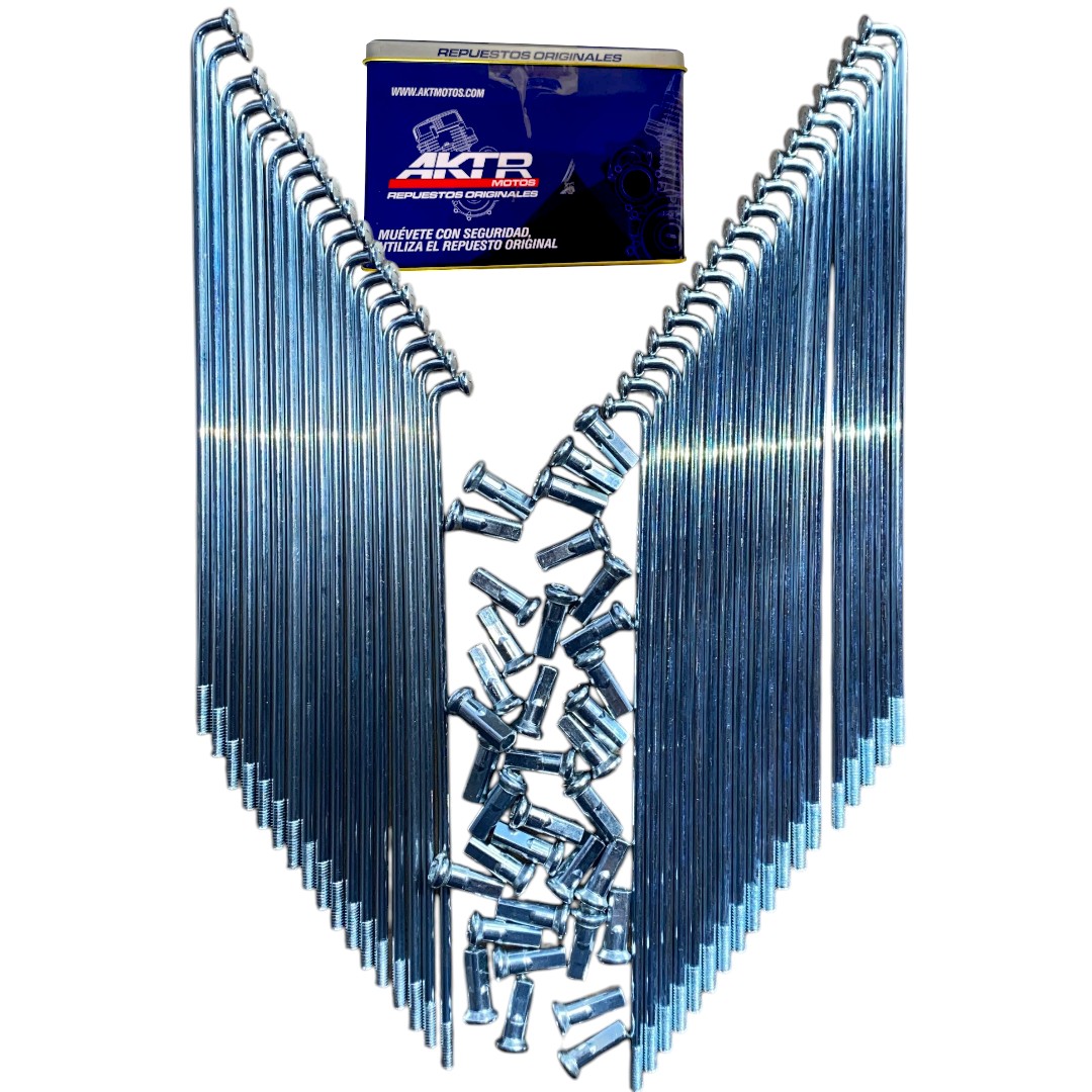 Juego Radios Delantero AKT 100S 125 NKDR SLR 125 S SL NKD