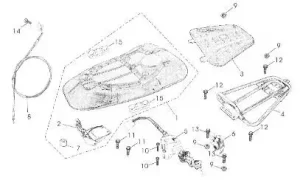 Parrilla Trasera Mawi AKT 125MAWI - Imagen 2